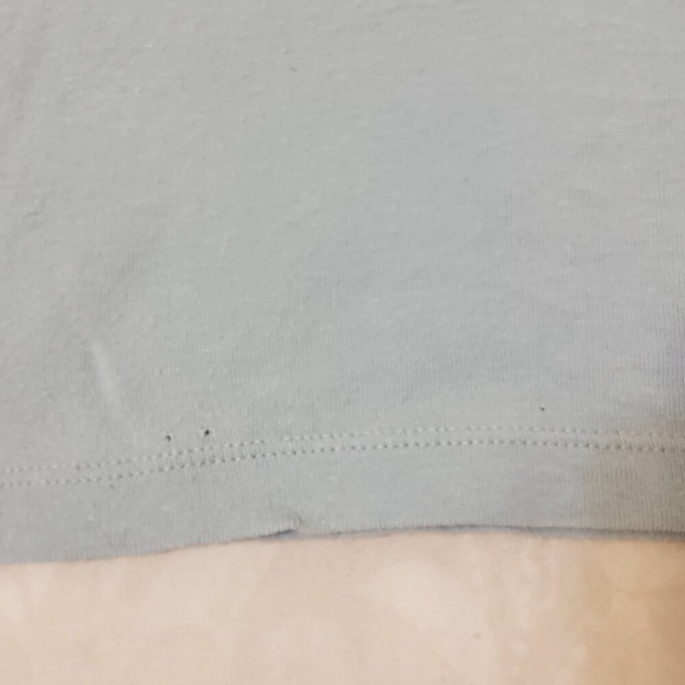 Vintage Oae Old Antarctic Explorer T Shirt Light Blue Y2k Baby Tee View 2